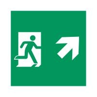Пиктограмма EMGP-MARK-MA-RUP (Человек, Вверх-Вправо) (Arlight, Пластик)