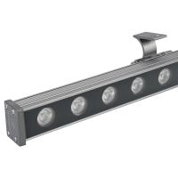 Светодиодный прожектор AR-LINE-1000M-24W-24V RGB (Grey, 30 deg, DMX512) (Arlight, Закрытый)