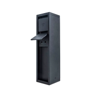 Садовая розетка, G3119, 16A-3500W h=0.31m  IP44, черный