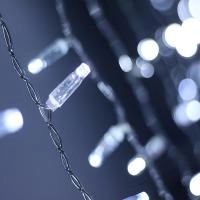 Светодиодная гирлянда ARD-CURTAIN-CLASSIC-2000x9000-CLEAR-2200LED-WATERFALL White (230V, 180W) (Ardecoled, IP65)