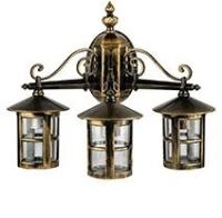 Настенный светильник YAOHUA LUX, Черный с золотой патиной, Классика, 15802 3 02 Gb