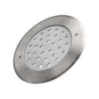 Светильник для бассейна встраиваемый, AC12V 18W IP68 6000К, сатин-никель, UG1818-1