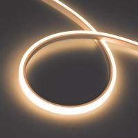 Лента герметичная WAVE-TOP-PU-A144-10x10mm 24V Warm3000 (5 W/m, IP68, 3m, wire x1) (Arlight, Вывод боковой, 3 года)