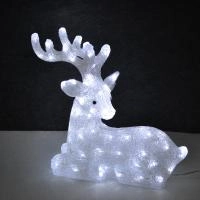 Фигура Олень светодиодная D6017 H38,5 см 64 LED белый