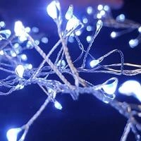 Гирлянда Мишура-Роса D6303 SS 3 м 400 LED IP65 белый