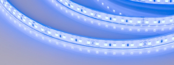 Лента RTW-5000PU-2835-120 24V Blue (10.5mm, 14.4W, IP68) (Arlight, Закрытый)