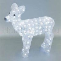 Фигура Олень светодиодная D6005 H45 см 96 LED белый