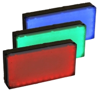 Светодиодная брусчатка 200x100x45 мм, SLIM, цвет свечения: RGB, производство: Россия