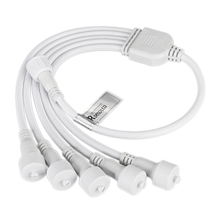 Коннектор питания ARD-CLASSIC-SYNC-RGB White (230V, 5 ports) (Ardecoled, Закрытый)