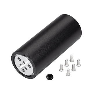 Соединитель профиля ROUND-D36-360-180 BLACK (Arlight, Металл)