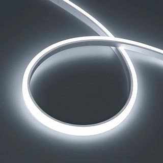 Лента герметичная WAVE-TOP-PU-A144-10x10mm 24V White5700 (5 W/m, IP68, 5m, wire x2) (Arlight, Вывод боковой, 3 года)