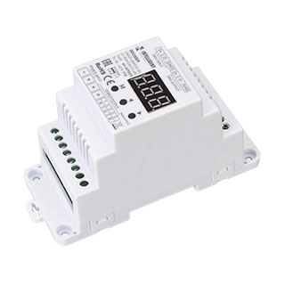 INTELLIGENT ARLIGHT Декодер SMART-DMX512-103-62-RDM-DIN (12-48V, 3x6A) (IARL, IP20 Пластик, 5 лет)