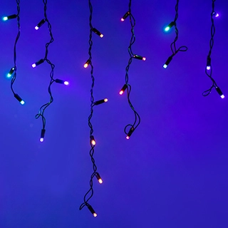 Светодиодная гирлянда ARD-EDGE-CLASSIC-2400x600-BLACK-88LED-LIVE RGB (230V, 6W) (Ardecoled, IP65)