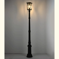 Светильник садово-парковый "Урмия", G3840-1M, 1* Е27  100W IP44  h=2.35m, черный