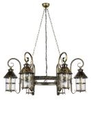 Подвесной светильник YAOHUA LUX, Черный с золотой патиной, Классика, 81570/6/18 st 60 Gb