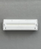 Светильник "Световой указатель", WC2500, 220V 4W 27 Led белого цвета  IP65, корпус белый