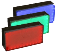 Светодиодная брусчатка 200x100x60 мм, STANDART, цвет свечения: RGB, производство: Россия