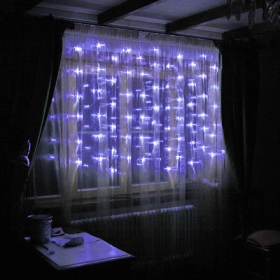 Гирлянда занавес Звезды D4101C CS 2х1,25 м 72 LED IP20 синий