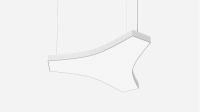 Подвесной Y-образный светильник белый SILED UNITY 520х1500х100 (24 Вт)