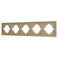 Рамка пластиковая FRM-TENDO-SFPL-5-GD (Arlight, -)