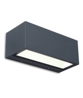 Светильник наcтенный "Фокус", WC2127, LED 21W 3000К IP54, темно серый