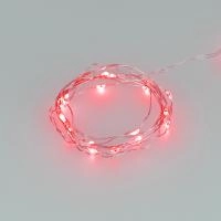 Светодиодная гирлянда ARD-DEW-HOME-2000-CLEAR-20LED-STD Red (1.5V, Battery Pack, Cork) (Ardecoled, IP20)