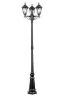 Фонарный столб YAOHUA LUX, Черный, Классика, 86309B 02 Bl