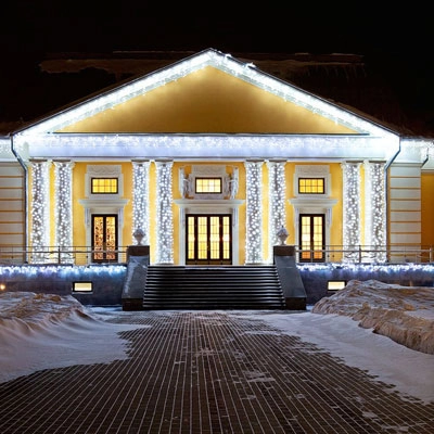 Cветодиодная гирлянда занавес LC-5324 WS 2х5 м 1272 LED IP54 зеленый