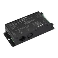 INTELLIGENT ARLIGHT Декодер SMART-DMX512-104-83-RDM-SUF (12-48V, 4x8A, XLR3/RJ45) (IARL, IP20 Металл, 5 лет)