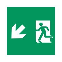 Пиктограмма EMGP-MARK-MA-LDOWN (Человек, Вниз-Влево) (Arlight, Пластик)