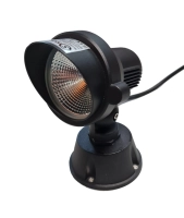 Светильник садовый с козырьком, G8512, LED 12W Green  IP65, черный