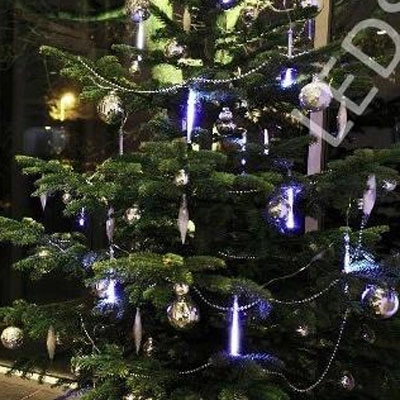 Гирлянда Тающие сосульки комплект 10х30 см 18 LED синий