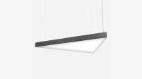 Подвесной светильник треугольный черный SILED TRIGON 500х430х100 (14 Вт)
