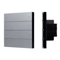INTELLIGENT ARLIGHT Кнопочная панель SMART-ZB-801-22-1G-8SC-MULTI-IN Silver (230V) (IARL, IP20 Пластик, 5 лет)