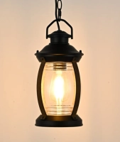 Светильник садово-парковый "Варна", G3965, 1*Е27 60W  IP44, black+ wood