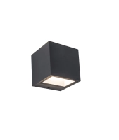 Светильник наcтенный "Фокус", WC2128, LED 9W 4000К IP54, темно серый