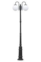 Фонарный столб YAOHUA LUX, Черный, Классика, 88210LA/10/E7/down Bl