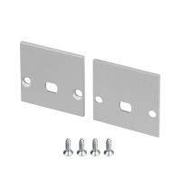 Заглушка LINE-2525 с отверстием (Arlight, Алюминий)