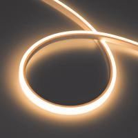 Лента герметичная WAVE-TOP-PU-A144-10x10mm 24V Warm2700 (5 W/m, IP68, 5m, wire x2) (Arlight, Вывод боковой, 3 года)