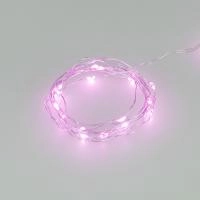 Светодиодная гирлянда ARD-DEW-HOME-2000-CLEAR-20LED-STD Purple (1.5V, Battery Pack, Cork) (Ardecoled, IP20)