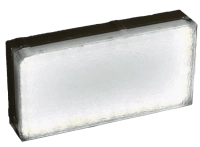 Светодиодная брусчатка 200x100x45 мм, SLIM, цвет свечения: Белый (нейтральный), производство: Россия