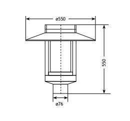 Плафон Led Urban, G7009, LED 60W  4000К  IP65, черный