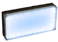 Светодиодная брусчатка 200x100x45 мм, SLIM, цвет свечения: Белый (холодный), производство: Россия