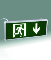 Светильник "Световой указатель", MBD-200N Е42, 220V 3W 6LED белого цвета, серый