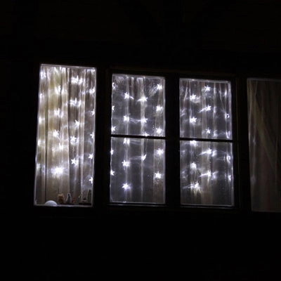 Гирлянда занавес Звезды D4101 CS 2х1,25 м 72 LED IP20 синий