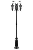 Фонарный столб YAOHUA LUX, Черный, Классика, 86309A 18 Bl