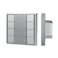 INTELLIGENT ARLIGHT Кнопочная панель DALI-201-23-1G-2SC-RGBW-DT8-IN Silver (BUS, Frame) (IARL, IP20 Металл, 3 года)