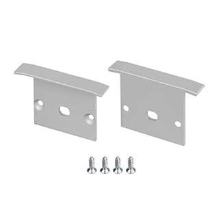 Заглушка LINIA25-F с отверстием (Arlight, Алюминий)