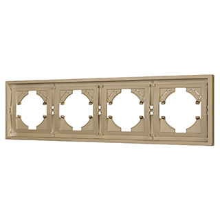 Рамка пластиковая FRM-TENDO-SFPL-4-GD (Arlight, -)