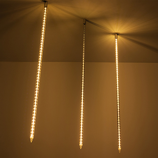 Светодиодная гирлянда ARD-ICEFALL-CLASSIC-D23-1000-CLEAR-96LED-LIVE WARM (230V, 1.5W) (Ardecoled, IP65)